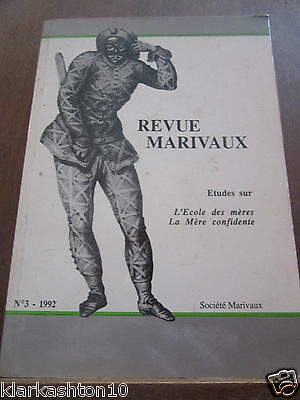 Seller image for Revue Marivaux tudes sur l'Ecole des mres La Mre confidente n3 for sale by Dmons et Merveilles