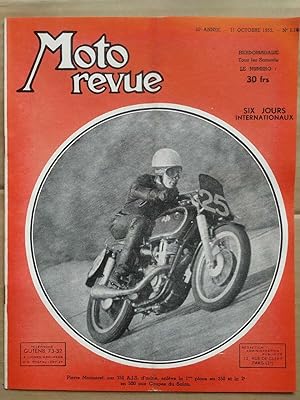 Moto Revue n 1105 Six jours internationaux 11 Octobre 1952