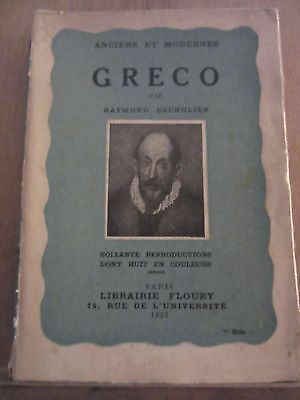 Bild des Verkufers fr greco Librairie floury zum Verkauf von Dmons et Merveilles