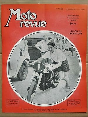 Moto Revue n 1093 Salon de barcelone 12 Juillet 1952