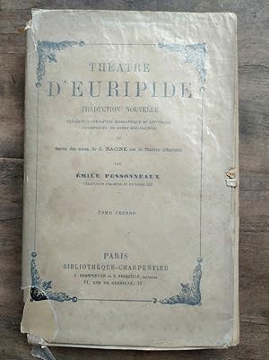 Imagen del vendedor de Thtre d'euripide Tome 2 Charpentier a la venta por Dmons et Merveilles