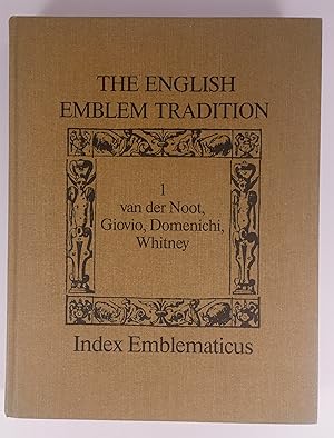 Imagen del vendedor de The English Emblem Tradition: Volume 1  Index Emblematicus a la venta por The Curated Bookshelf