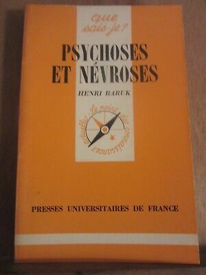 Seller image for psychoses et nvroses Que sais je n221 for sale by Dmons et Merveilles