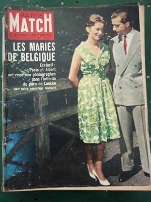 PARIS MATCH n534 4 JUILLET 1959 LES MARIES DE BELGIQUE