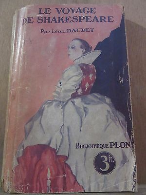 Bild des Verkufers fr le Voyage de shakespeare Bibliothque Plon zum Verkauf von Dmons et Merveilles