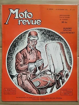 Moto Revue n 1111 Numéro spécial equipment 22 Novembre 1952