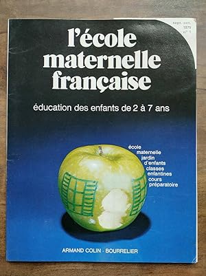 L'école maternelle française n1 septembre octobre 1979