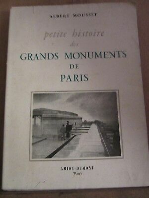 Imagen del vendedor de Petite histoire des grands monuments de paris amiot dumont a la venta por Dmons et Merveilles