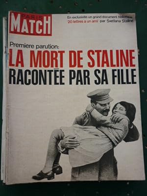 PARIS MATCH n962 du 16 septembre 1967 la mort de Staline racontée par sa fille