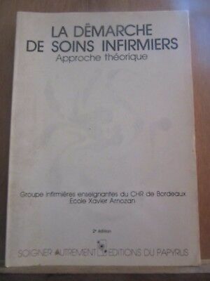 Seller image for La dmarche de soins infirmiers approche thorique for sale by Dmons et Merveilles