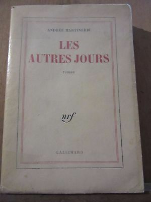 Seller image for Les autres jours gallimard for sale by Dmons et Merveilles