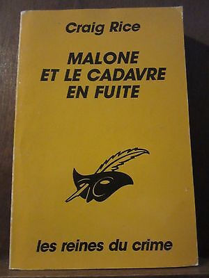 Image du vendeur pour Malone et le cadavre en fuite le Masque n champs elyses mis en vente par Dmons et Merveilles