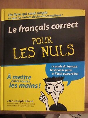 Seller image for jean joseph julaud le franais correct pour les nuls for sale by Dmons et Merveilles
