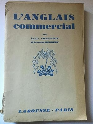 Seller image for l Chaffurin et f herbert L'anglais commercial for sale by Dmons et Merveilles