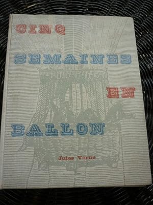 Seller image for Cinq semaines en ballon Editions 1957 for sale by Dmons et Merveilles