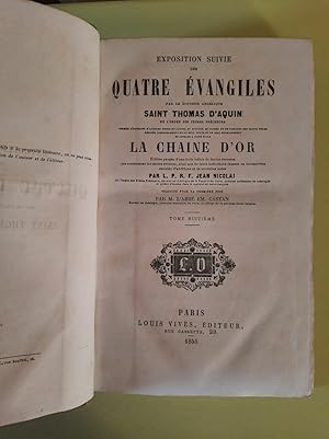 Image du vendeur pour Exposition suivie des Quatre vangiles Tome 8 Louis vivs mis en vente par Dmons et Merveilles