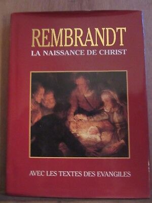 Imagen del vendedor de rembrandt La Naissance du christ avec les textes des vangiles Maison Bible a la venta por Dmons et Merveilles
