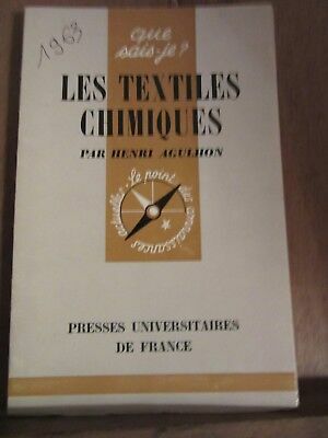 Seller image for Les textiles chimiques Que sais je n1003 for sale by Dmons et Merveilles