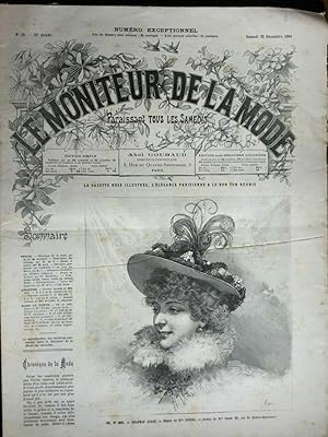 Bild des Verkufers fr Le Moniteur de la mode N 51 52 anne Samedi 22 Decembre 1894 zum Verkauf von Dmons et Merveilles