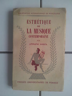 Seller image for Esthtique de la musique contemporaine for sale by Dmons et Merveilles