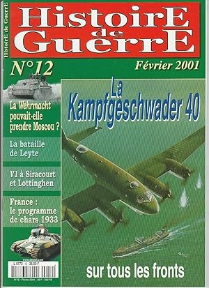 Histoire de Guerre n 12 février 2001 La Kampfgeschwader 40 Bataille de Leyte