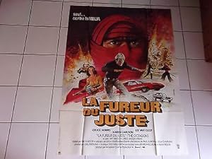 affiche originale 120 x 160 film LA FUREUR DU JUSTE Chuck Norros