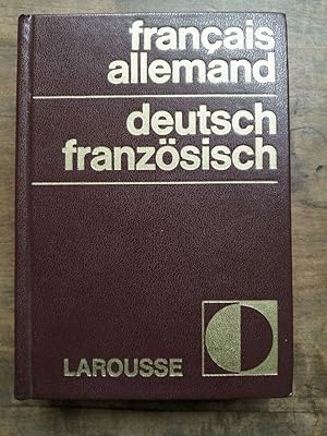 Français Allemand Deutsch Französisch larousse