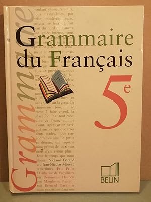 Image du vendeur pour Grammaire du Franais 5e 1997 mis en vente par Dmons et Merveilles