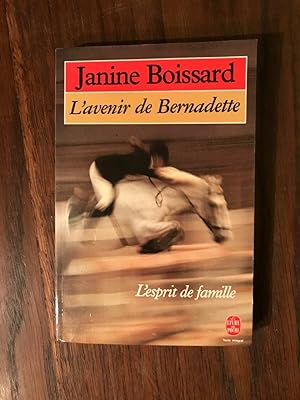 Imagen del vendedor de L'avenir de Bernadette le livre de poche a la venta por Dmons et Merveilles