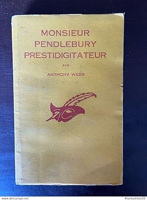 Bild des Verkufers fr Monsieur Pendlebury prestidigitateur Le masque zum Verkauf von Dmons et Merveilles