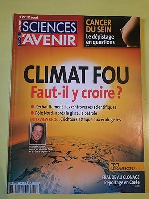 Bild des Verkufers fr Sciences et Avenir N 708 Climat Fou mars 2002 zum Verkauf von Dmons et Merveilles
