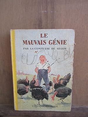 Image du vendeur pour Le mauvais gnie par la Comtesse de sgur Librairie hachette mis en vente par Dmons et Merveilles