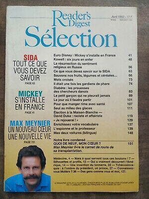 Imagen del vendedor de Reader's Digest Slection N 542 Avril 1992 a la venta por Dmons et Merveilles