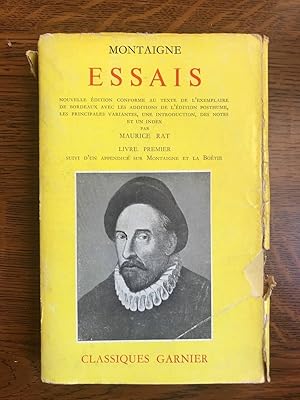 Imagen del vendedor de Montaigne. Essais a la venta por Dmons et Merveilles