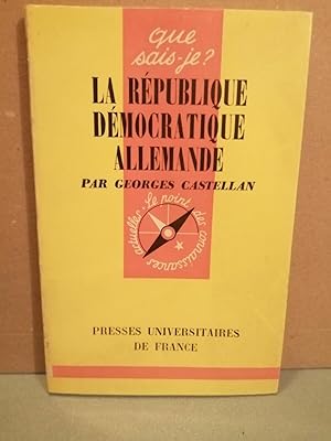 Image du vendeur pour La Rpublique Dmocratique allemande mis en vente par Dmons et Merveilles