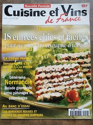 Cuisine et Vins de France Nº 59 maijuin 1999