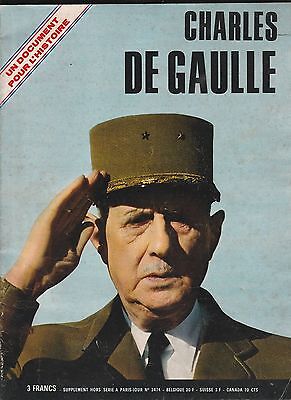 Général Charles de Gaulle - Supplément hors série a PARIS-JOUR n 3474