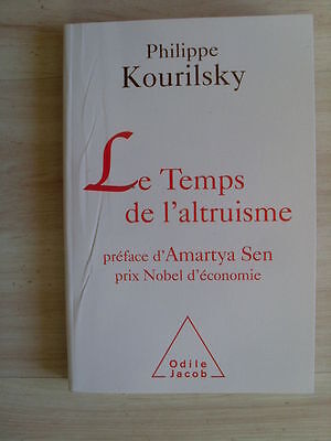 Bild des Verkufers fr Le temps de l'altruisme prface Amartya sen zum Verkauf von Dmons et Merveilles