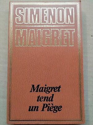 Image du vendeur pour Simenon Maigret Maigret tend un Pige Edito Service Edition luxe 1974 mis en vente par Dmons et Merveilles