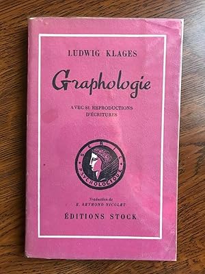 Imagen del vendedor de Graphologie stock a la venta por Dmons et Merveilles