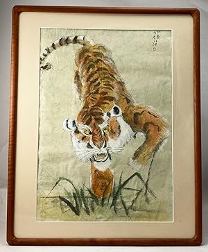 Tiger Watercolor Painting