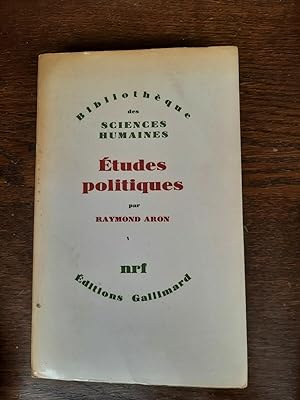 Seller image for tudes politiques for sale by Dmons et Merveilles