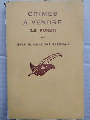 Seller image for Crimes  vendre stanislas andr Steeman Le masque for sale by Dmons et Merveilles