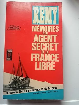 Bild des Verkufers fr Remy Mmoires d'un agent secret de la 2 zum Verkauf von Dmons et Merveilles