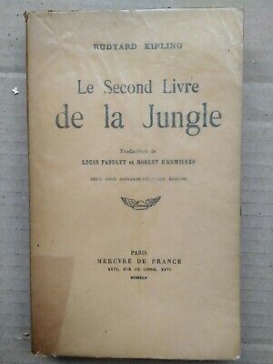 Seller image for Le Second Livre de la Jungle Mercure de france for sale by Dmons et Merveilles