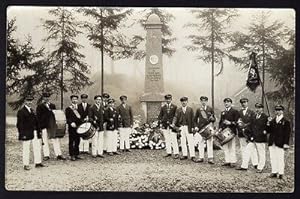 Carte photo 68 FRIESEN Monument à ses victimes de Guerre 1914 1918 haut rhin