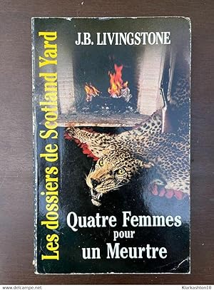 Image du vendeur pour j b livingstone Quatre Femmes pour un meurtre mis en vente par Dmons et Merveilles