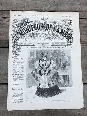 Bild des Verkufers fr Le moniteur de la mode 4 26 janvier 1895 zum Verkauf von Dmons et Merveilles
