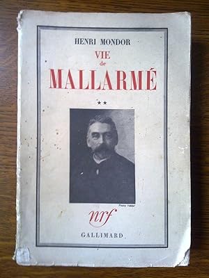 Seller image for Vie de Mallarm gallimard for sale by Dmons et Merveilles