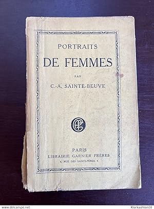 Imagen del vendedor de Portraits de femmes par c a Garnier a la venta por Dmons et Merveilles